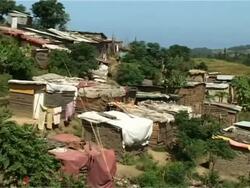 African Slum Shacks 10 Stock Footage