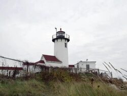 New England Light House Stock Footage