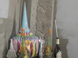 MS TD altar / Vientiane, Laos Stock Footage