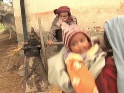 The World's Oldest Dad Stock Footage