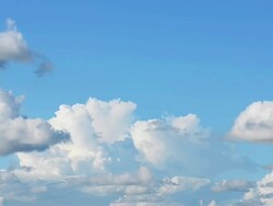 Moving clouds Timelapse Stock Footage