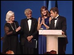 French President receives award on eve of address to UNGA News Clip