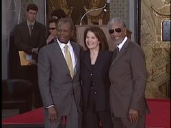 Dedication of Sherry Lansing's Footprints Stock Footage
