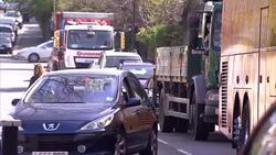 Lib Dem battlebus broken down at roadside News Clip