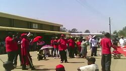 CLEAN: Anti-monarch protests grow in Swaziland News Clip