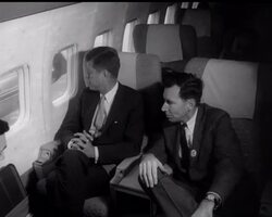 JOHN F KENNEDY AND SENATOR JOHNSON News Clip