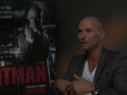 INTERVIEW: Luke Goss on the film being a quite melancholic story about isolation and love at Interview with a Hitman, Interview with Luke Goss at the Corinthia, Whitehall Palace on July 05, 2012 in London, England (Footage by WireImage Video/Getty Images) Stock Footage