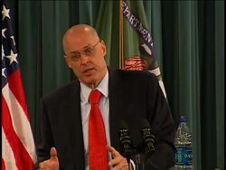 Treasury Secretary Henry Paulson says that the $700 billion government rescue program will not be used to purchase troubled assets as originally planned. News Clip