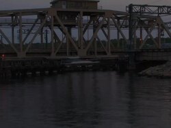 Railroad bridge tl Stock Footage