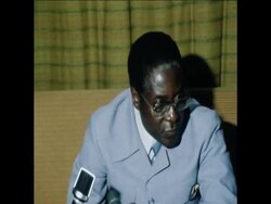 SYND 4 3 80 1/2 ROBERT MUGABE PRESS CONFERENCE PART ONE News Clip