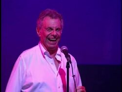 Performance of Woody Allen Playing Clarinet Stock Footage