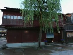 MS PAN Higashi chaya-gai,Groups of Traditional Buildings / Kanazawa, Ishikawa, Japan Stock Footage