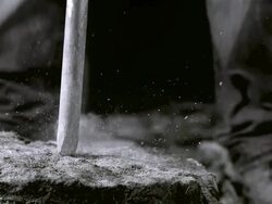 Using Jackhammer On A Rock (Super Slow Motion) Stock Footage