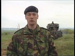 MACEDONIA: KOSOVO CRISIS: BRITISH TROOPS READY FOR ACTION News Clip