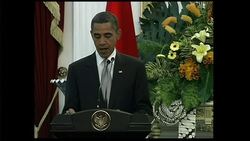 President Obama presser with President Yudhoyono News Clip