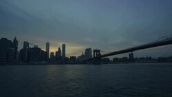 Manhattan Dusk - Establishing Shot Stock Footage
