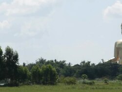 The Big Buddha of Thailand Stock Footage