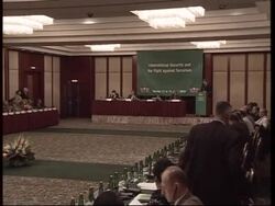 International anti-terrorism conf, NATO Secy-Gen comments News Clip