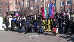 CLEAN : East Ukraine rebel cadets pledge allegiance to new country News Clip