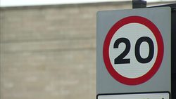 20 Zone Road Traffic Sign News Clip