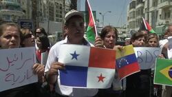 CLEAN : Palestinians praise Latin American leader critics of Israel News Clip