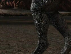 Medium Close Up crane tilt-up - A creature possesses an odd mix of genetic adaptations in a computer-generated animation. / New York City, New York, USA Stock Footage