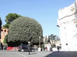 ATMOSPHERE - Vatican City General Views on February 19, 2013 in Vatican City, Vatican. (Footage by Getty Images) Stock Footage