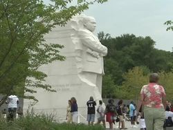 Martin Luther King Memorial Tourists News Clip
