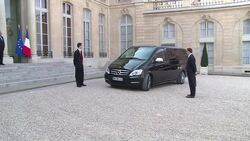 CLEAN : Bill Gates meets Francois Hollande in Paris News Clip
