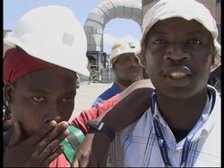 Daytime scenes at mine where hundreds still trapped News Clip