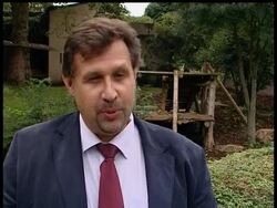 Two newborn Asian lion cubs, the first to be born at London Zoo in a decade, made their first public appearance on Thursday. News Clip