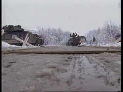 BOSNIA: TUZLA: US NATO TROOPS ARRIVE IN MOSLEM HELD TERRITORY News Clip