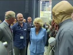 Prince Charles And Camilla Visit BBC Studio Where Dr Who Filmed News Clip