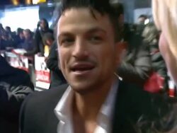 Peter Andre at the Morning Glory UK Premiere at London England. (Footage by WireImage Video/GettyImages) Stock Footage