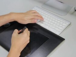 HD : Designer at Office Stock Footage