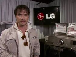 INTERVIEW: Matthew Settle talks about how theaters need laundry done. Stock Footage