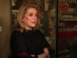 INTERVIEW: Catherine Deneuve talks about passing o Stock Footage
