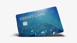 Breaking Credit Card in Slow Motion Stock Footage