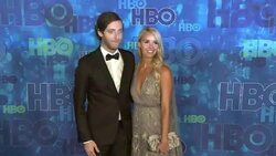 Thomas Middleditch and Mollie Gates at the HBO's Post Emmy Awards Reception - Arrivals Stock Footage