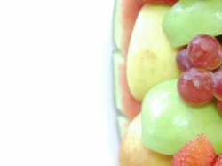 Fruit And the space on the left to enter text Stock Footage