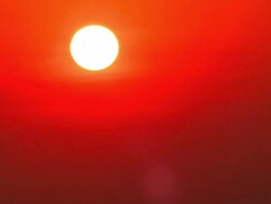 Clean HD Red Sunset Stock Footage