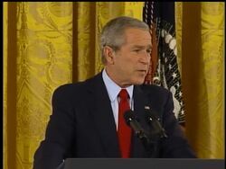 During a news conference on Wednesday, President Bush was asked whether or not the situation in Iraq should be called a civil war. News Clip