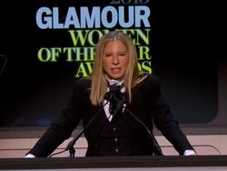 SPEECH - Barbra Streisand on gender and equality, on heart disease, and believes that Malala Yousafzai story should be an inspiration to all women that anything is possible Stock Footage