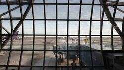 Airport Operations Fast Motion Time Lapse Stock Footage