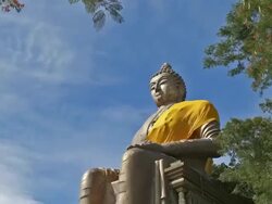 Big Buddha. Time Lapse Stock Footage