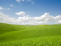 Tuscany landscape timelapse Stock Footage