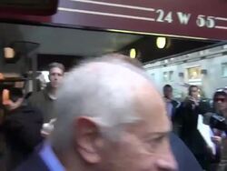 Piers Morgan at Harvey Weinstein's Giants Super Bowl Pep Rally in New York on 2/1/2012 (Footage by WireImage Video/Getty Images Entertainment Video) Stock Footage