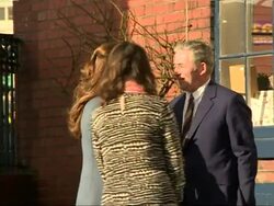 Catherine, Duchess Of Cambridge Arrival News Clip