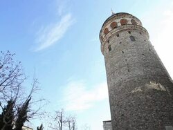 Galata Tower Stock Footage