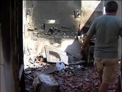 Fire victims react to government financial assistance Instructional Video